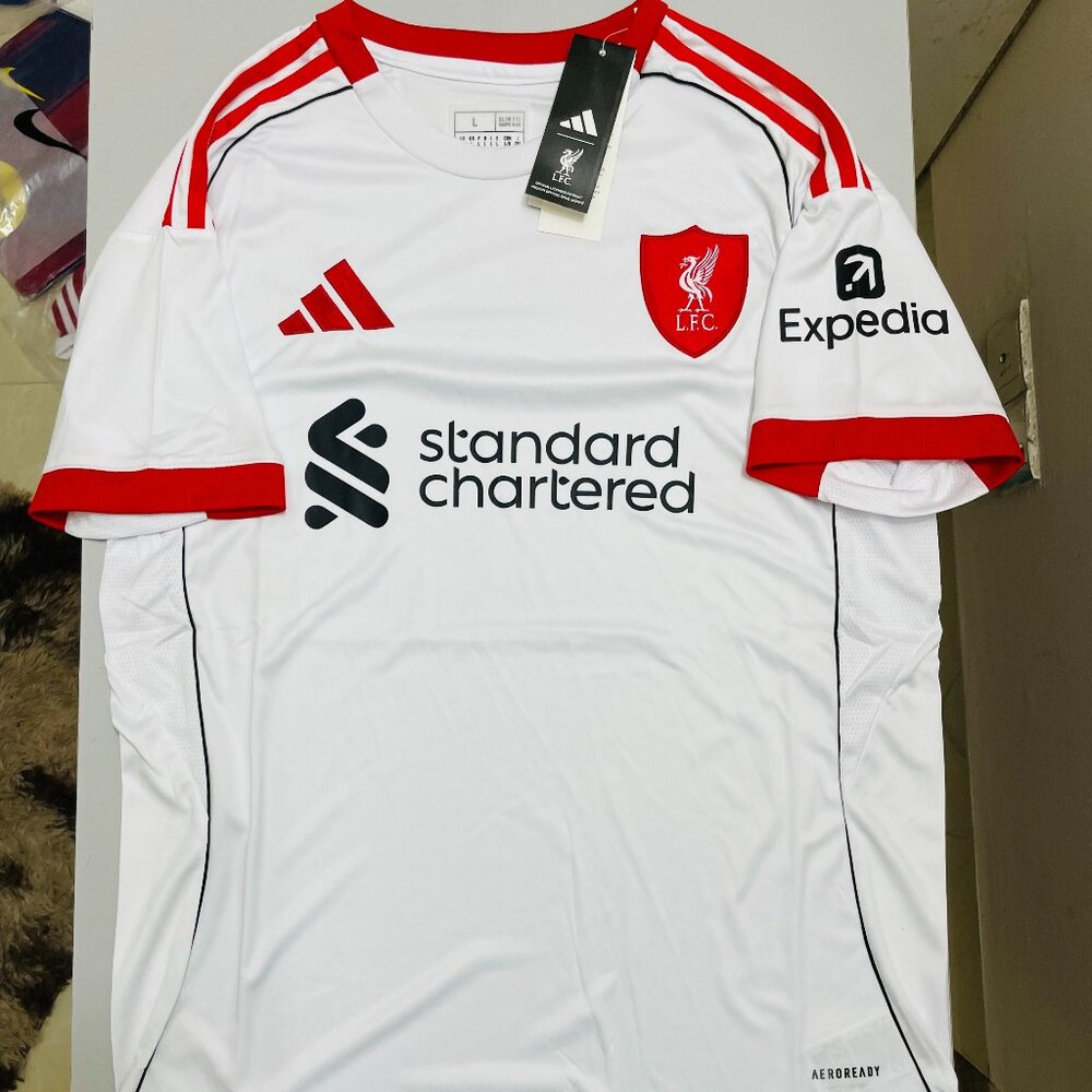 Liverpool 25/26 Away Soccer Jersey L | New Season Kit | Premier League Football